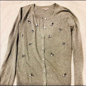 Pearl Snap Embellished Cardigan
